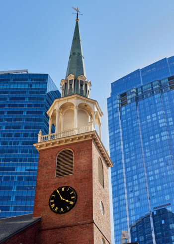 The Old South Meeting House in Boston, Massachusetts . USA